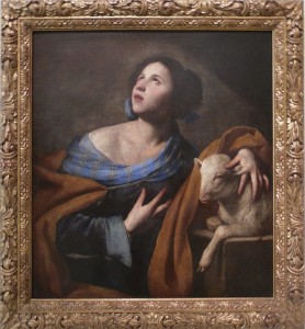 Saint Agnes by Massimo Stanzione